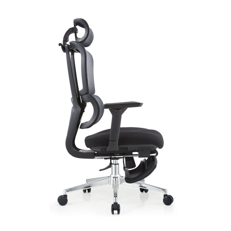 BL0034AM —T  Modern High-End Executive Chair for Bosses - PU Leather Finish, Lumbar Cushion And Armrest Adjustment Office Chair