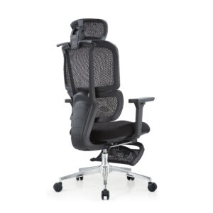 BL0034AM —T  Modern High-End Executive Chair for Bosses - PU Leather Finish, Lumbar Cushion And Armrest Adjustment Office Chair