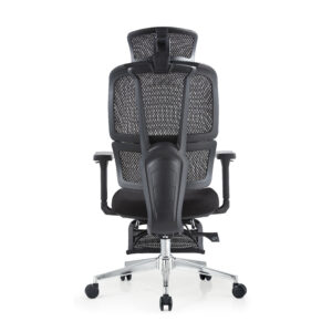 BL0034AM —T  Modern High-End Executive Chair for Bosses - PU Leather Finish, Lumbar Cushion And Armrest Adjustment Office Chair