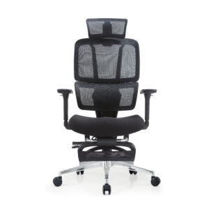 BL0034AM —T  Modern High-End Executive Chair for Bosses - PU Leather Finish, Lumbar Cushion And Armrest Adjustment Office Chair