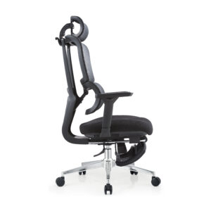 BL0034AM —T  Modern High-End Executive Chair for Bosses - PU Leather Finish, Lumbar Cushion And Armrest Adjustment Office Chair