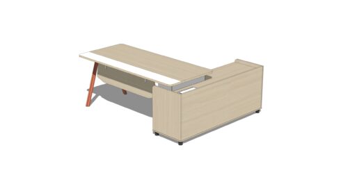 01-LE-710-20经理台01-1-scaled-1.jpg LE710 Office Desk Executive Competent Table Workstation Office Table