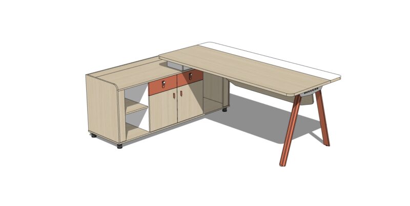 01-LE-710-20经理台02.jpg LE710 Office Desk Executive Competent Table Workstation Office Table