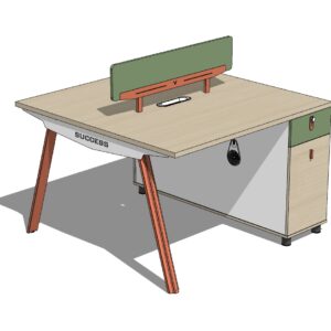 06-LE-720A两人职员主桌01-1.jpg LE720 Office Desk Executive Competent Table Workstation Office Table