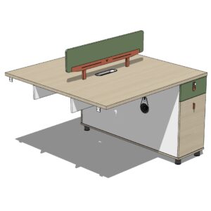 07-LE-720B两人职员续桌01.jpg LE720 Office Desk Executive Competent Table Workstation Office Table