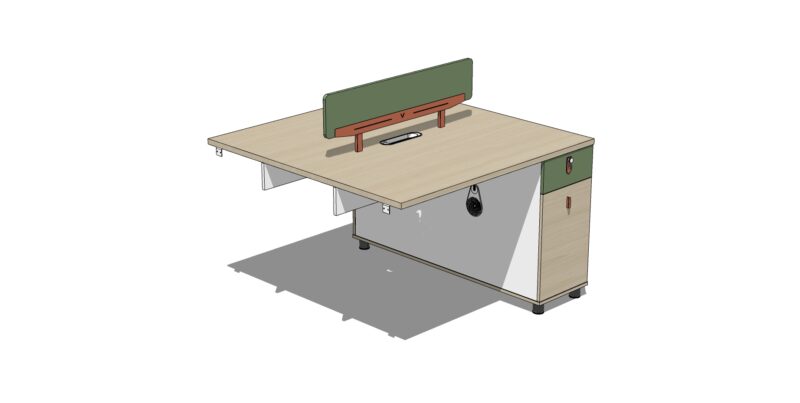07-LE-720B两人职员续桌01.jpg LE720 Office Desk Executive Competent Table Workstation Office Table