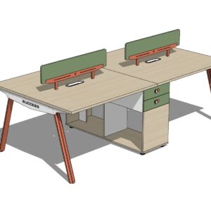 09-LE-722四人职员桌01.jpg LE722 Office Desk Executive Competent Table Workstation Office Table