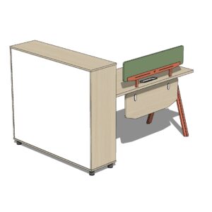 10-LE-723高柜单人职员桌02.jpg LE723 Office Desk Executive Competent Table Workstation Office Table