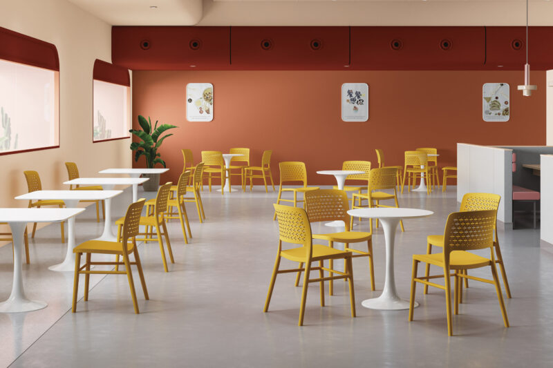 811 Plastic Chairs One-piece Injection Molding Plastic Chairs