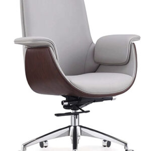 6650B.jpg 6650 Leather Office Chair Swivel Chair for Computer Desk