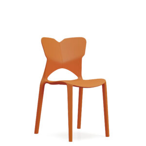 871-橙色-01-scaled-1.jpg 871 Plastic Chairs One-piece Injection Molding Plastic Chairs