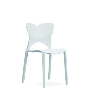 871-白-01.jpg 871 Plastic Chairs One-piece Injection Molding Plastic Chairs