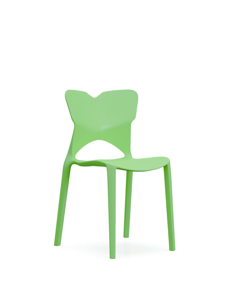 871-绿色-01-scaled-1.jpg 871 Plastic Chairs One-piece Injection Molding Plastic Chairs