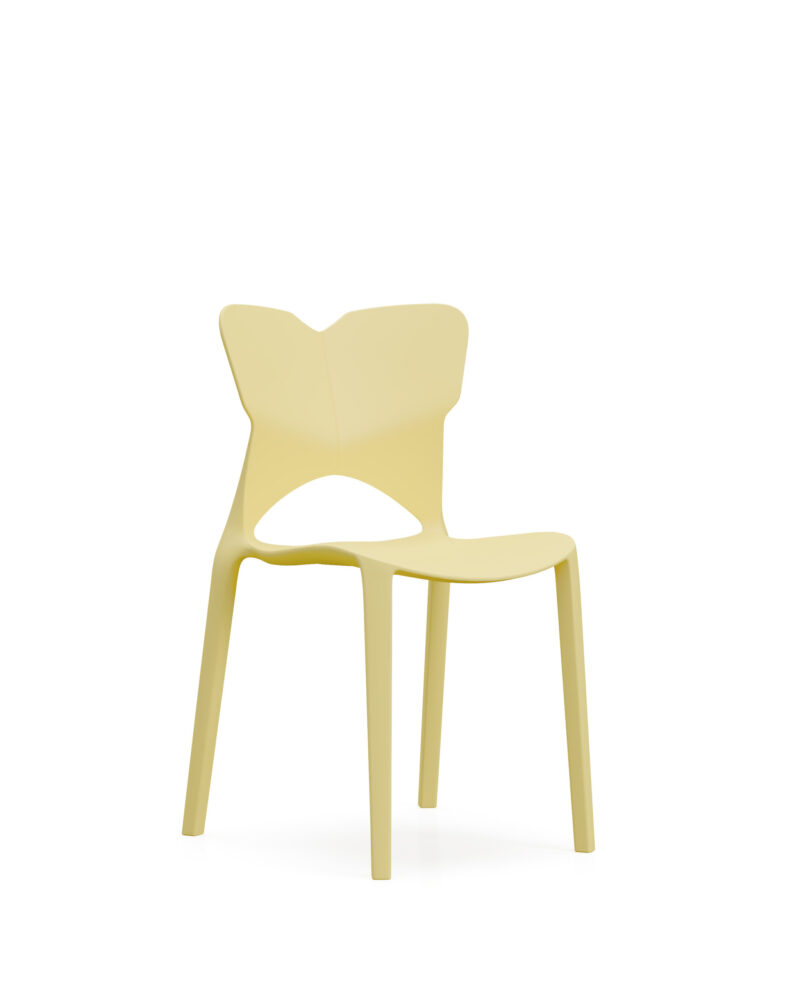 871-黄色-01-scaled-1.jpg 871 Plastic Chairs One-piece Injection Molding Plastic Chairs
