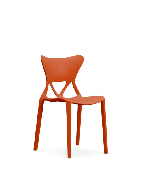 872 Plastic Chairs One-piece Injection Molding Plastic Chairs