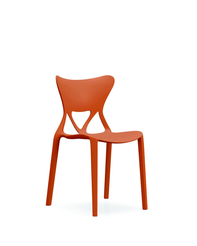 872-橙色-01-scaled-1.jpg 872 Plastic Chairs One-piece Injection Molding Plastic Chairs