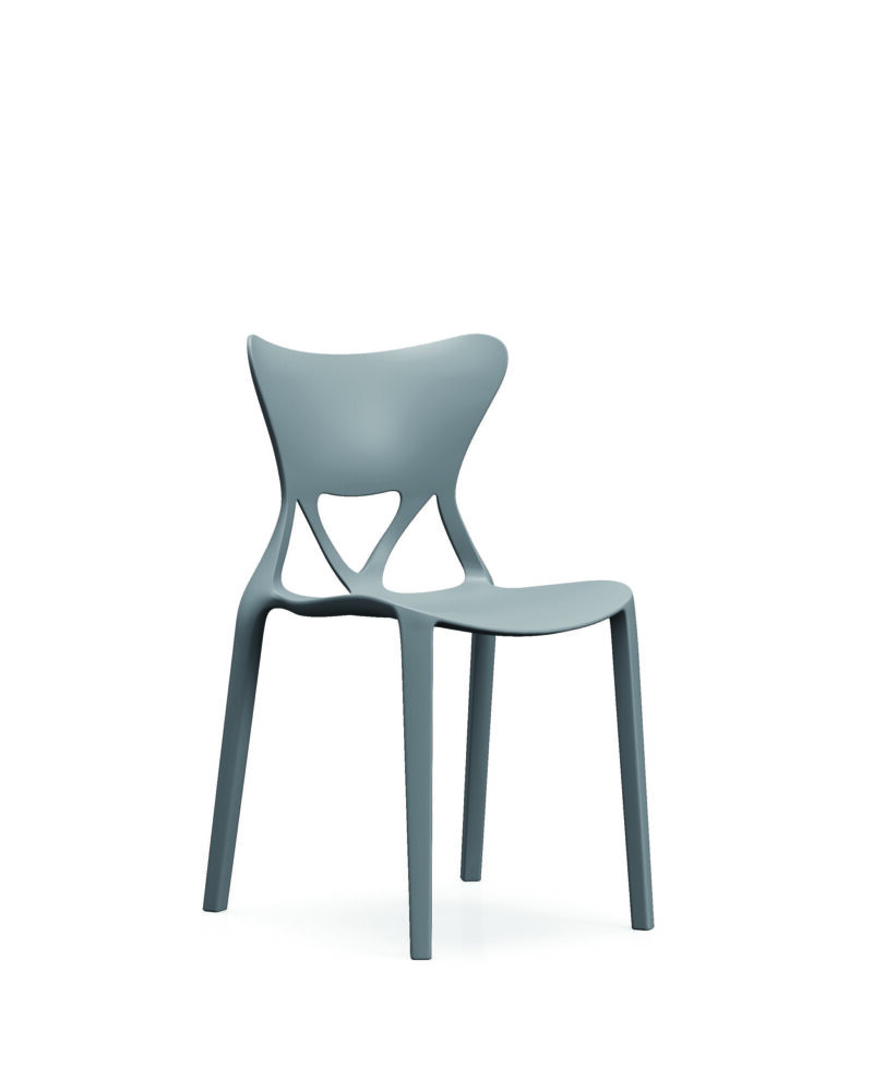 872-灰色-01-scaled-1.jpg 872 Plastic Chairs One-piece Injection Molding Plastic Chairs
