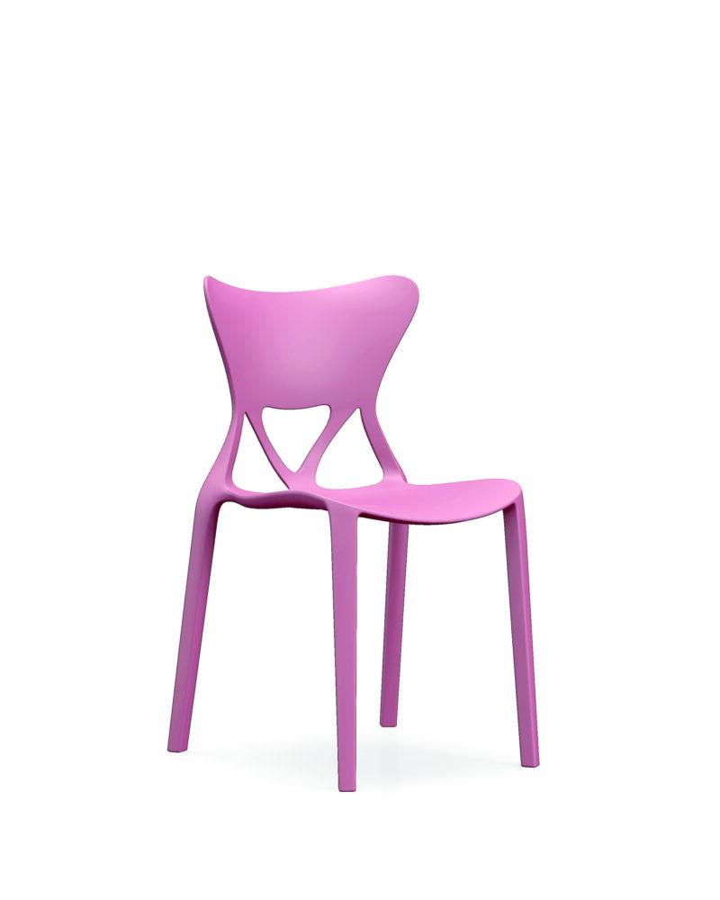 872-粉色-01-scaled-1.jpg 872 Plastic Chairs One-piece Injection Molding Plastic Chairs