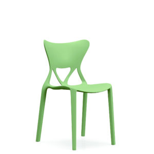 872-绿色-01-scaled-1.jpg 872 Plastic Chairs One-piece Injection Molding Plastic Chairs
