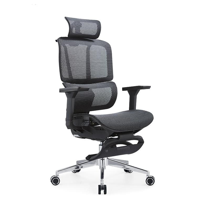 Premium Genuine Leather Executive Chair with Padded Armrests