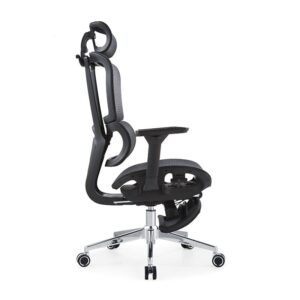 Premium Genuine Leather Executive Chair with Padded Armrests