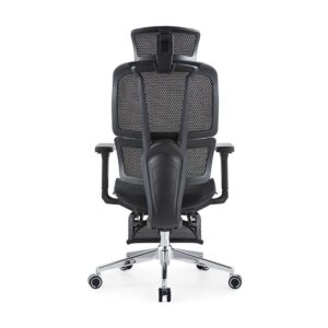 Premium Genuine Leather Executive Chair with Padded Armrests