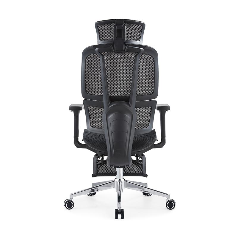Premium Genuine Leather Executive Chair with Padded Armrests