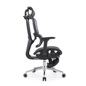 Premium Genuine Leather Executive Chair with Padded Armrests
