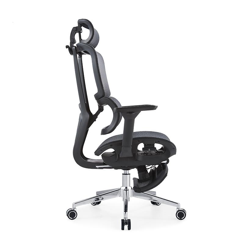 Premium Genuine Leather Executive Chair with Padded Armrests