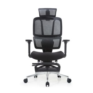 Soft Fabric Upholstered Desk Chair with Ergonomic Back Support