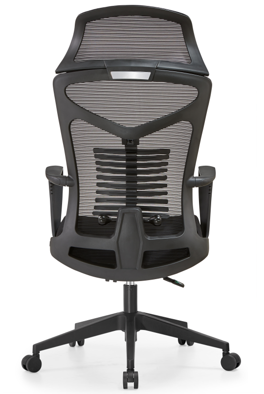 Swivel Chair with Chrome Base and Modern Stitching