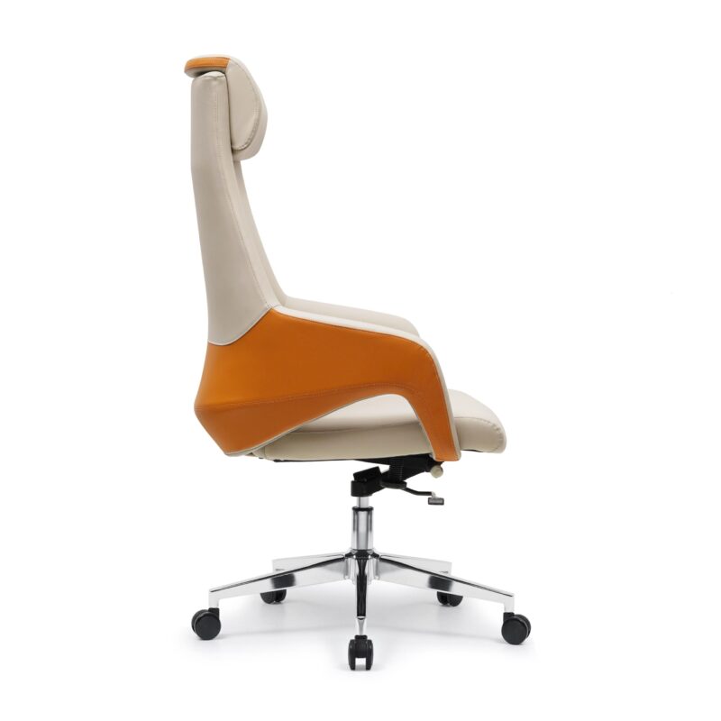 Y001A侧面图-1-scaled-1.jpg Y001 Leather Office Chair Swivel Chair for Computer Desk
