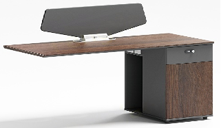 ZF-D1406延伸位.png ZF-D1406 Office Desk Executive Competent Table Workstation Extension Section