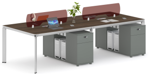 ZF-D2412-E Office Desk Executive Competent Table Workstation Staff Desk