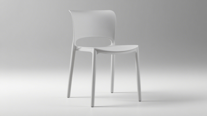 860 Plastic Chairs One-piece Injection Molding Plastic Chairs