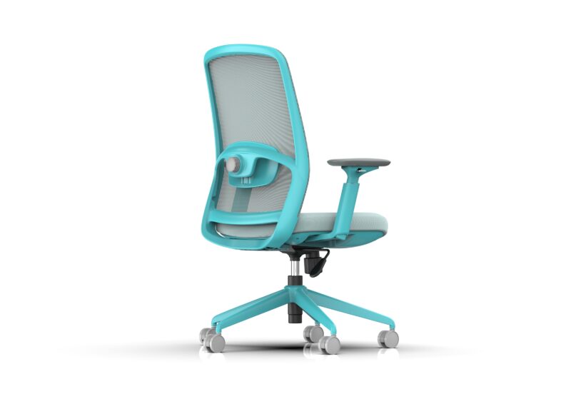 810B-2 Cotton Seat Ergonomic Office Chair with Adjustable Lumbar Support and 3D Armrests
