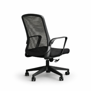 809B-2 Cotton Seat Breathable Mesh Desk Chair - Ergonomic Design for Long Hours Sitting