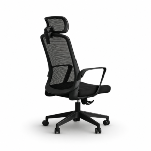 809A-2 Cotton Seat Ergonomic Office Chair with Adjustable Lumbar Support and 2D Headrest