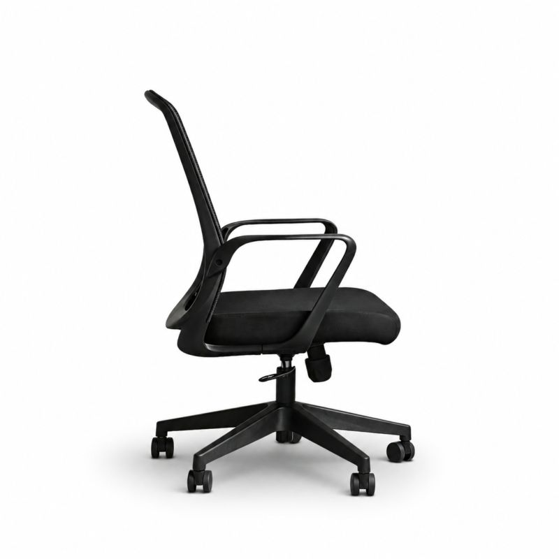 809B-2 Cotton Seat Breathable Mesh Desk Chair - Ergonomic Design for Long Hours Sitting