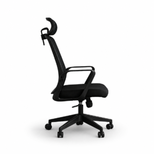 809A-2 Cotton Seat Ergonomic Office Chair with Adjustable Lumbar Support and 2D Headrest