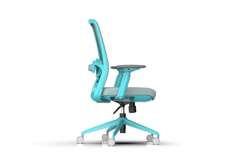 810B-2 Cotton Seat Ergonomic Office Chair with Adjustable Lumbar Support and 3D Armrests