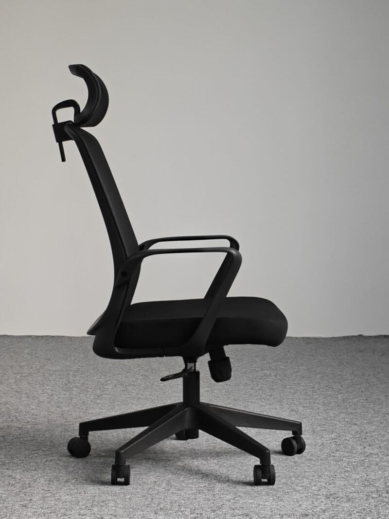 809A-2 Cotton Seat Ergonomic Office Chair with Adjustable Lumbar Support and 2D Headrest
