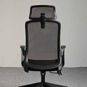 809A-2 Cotton Seat Ergonomic Office Chair with Adjustable Lumbar Support and 2D Headrest