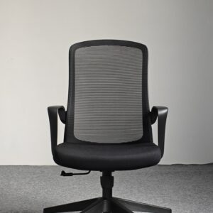 809B-2 Cotton Seat Breathable Mesh Desk Chair - Ergonomic Design for Long Hours Sitting