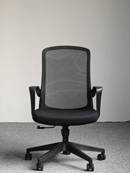809B-2 Cotton Seat Breathable Mesh Desk Chair - Ergonomic Design for Long Hours Sitting