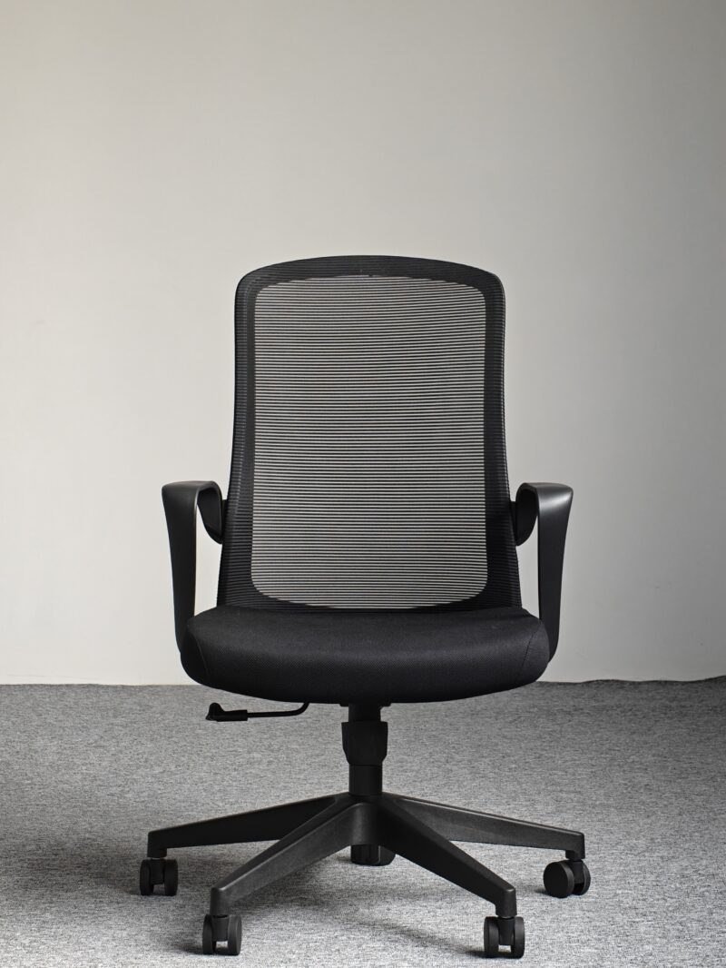 809B-2 Cotton Seat Breathable Mesh Desk Chair - Ergonomic Design for Long Hours Sitting
