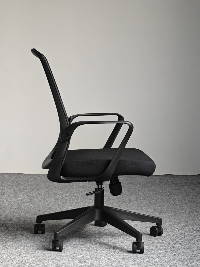 809B-2 Cotton Seat Breathable Mesh Desk Chair - Ergonomic Design for Long Hours Sitting