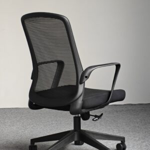 809B-2 Cotton Seat Breathable Mesh Desk Chair - Ergonomic Design for Long Hours Sitting