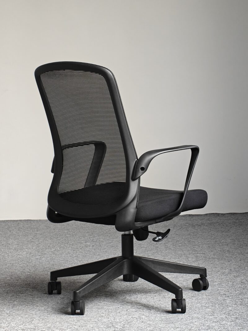 809B-2 Cotton Seat Breathable Mesh Desk Chair - Ergonomic Design for Long Hours Sitting