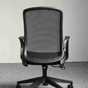 809B-2 Cotton Seat Breathable Mesh Desk Chair - Ergonomic Design for Long Hours Sitting